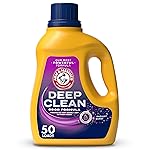 ARM & HAMMER Deep Clean Odor Formula Liquid Laundry Detergent, Radiant Burst Scent, 75 Fl Oz, 50 Loads