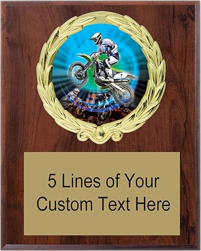 Miniatura 2 de Medallas Express Varios estilos de placas de premio de motocross personalizadas, regalo de premio de trofeo