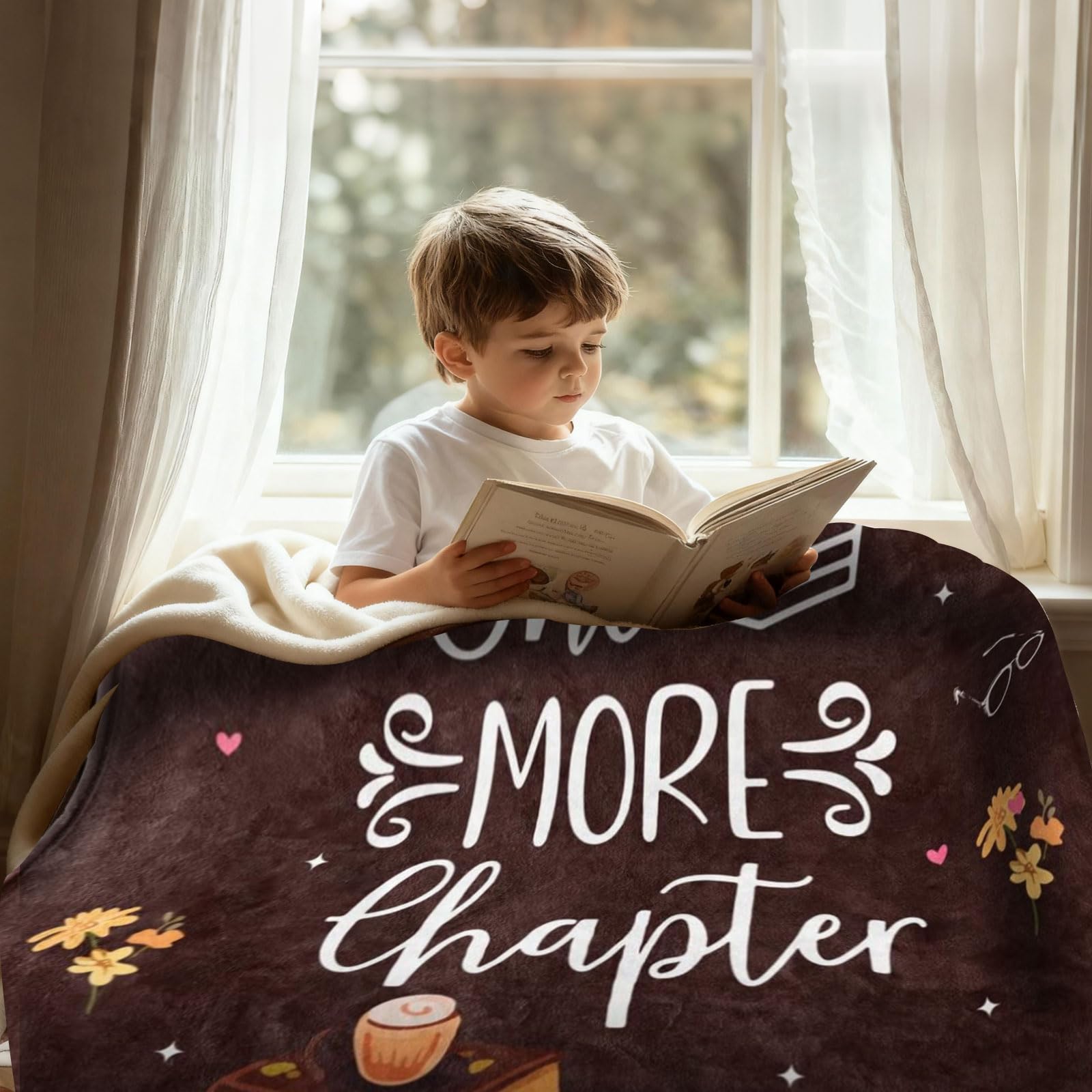 Coperta per amanti dei libri, 127 x 152,4 cm, in flanella, regalo per lettura, idee regalo di compleanno, regali letterari per amanti dei libri, lettori, topi di biblioteca, uomini, donne, amici