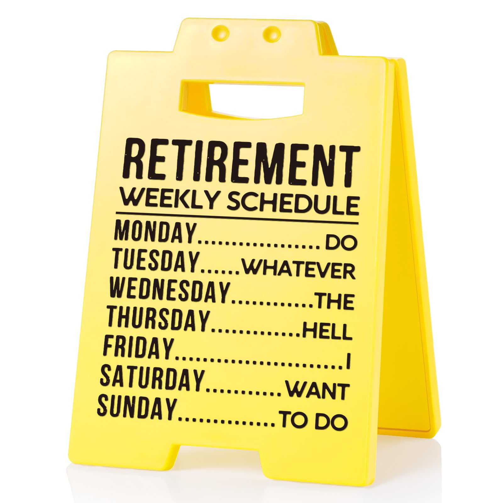 GoMelley Retirement Gifts for Men Women- Funny Retirement Decorations Sign