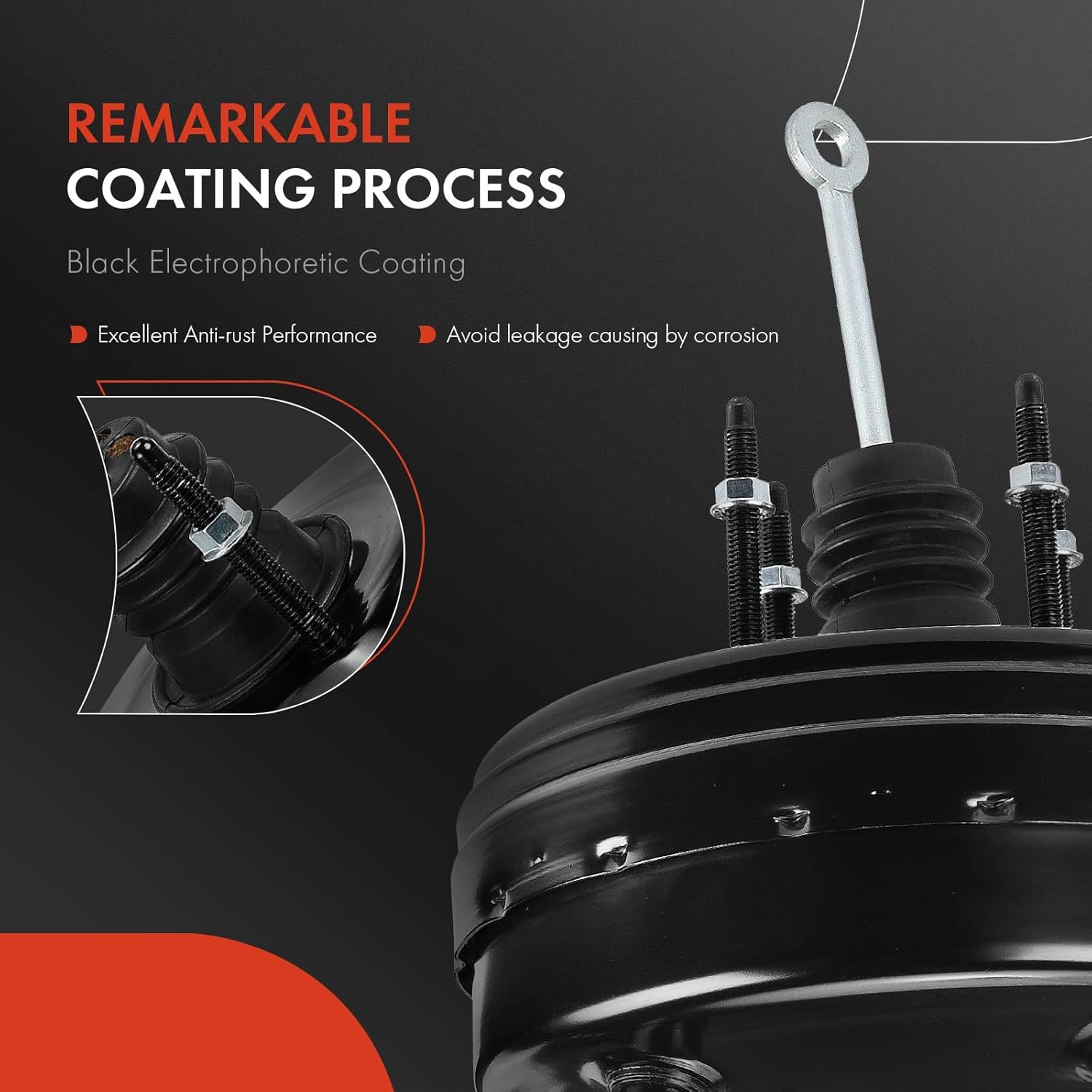 A-Premium Vacuum Power Brake Booster Compatible with Chevrolet Silverado 1500 2014-2018, Suburban/Tahoe 2015-2020 & GMC Sierra 1500 2014-2018, Yukon XL 2015-2020 & Cadillac Escalade ESV 2015-2020