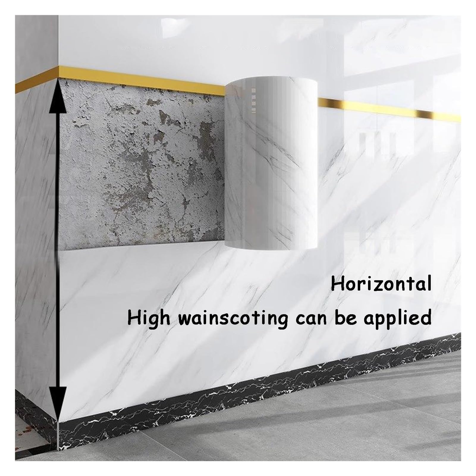 Tapeta 3D z białej cegły, odklej i przyklej, rolka tapety XPE, ochrona przed uderzeniami do dekoracji ścian wewnętrznych, salonu, biura i domu (E, 80 x 30 m)