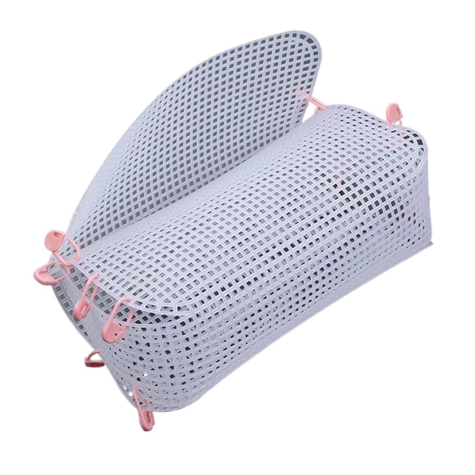Mallas de plástico para bolsos DIY de ganchillo tamaño S set de 10 piezas