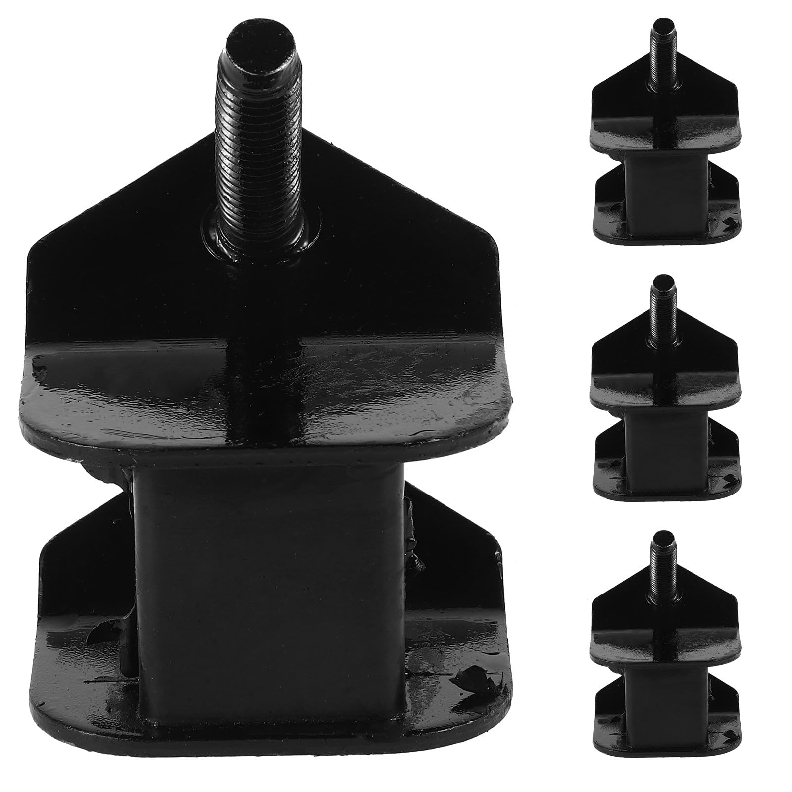 Beaupretty Supporti Motore Generatore Antivibrazione in Gomma e Ferro, Set 4 Pezzi Ammortizzatori per Generatori Diesel 2kw-3kw, Base Antivibrante Stabile per Applicazioni Industriali