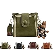 Vintage Retro Small Water Bucket Bag, Vintage Fashion Bag With Adjustable Wider Shoulder Strap (Green)