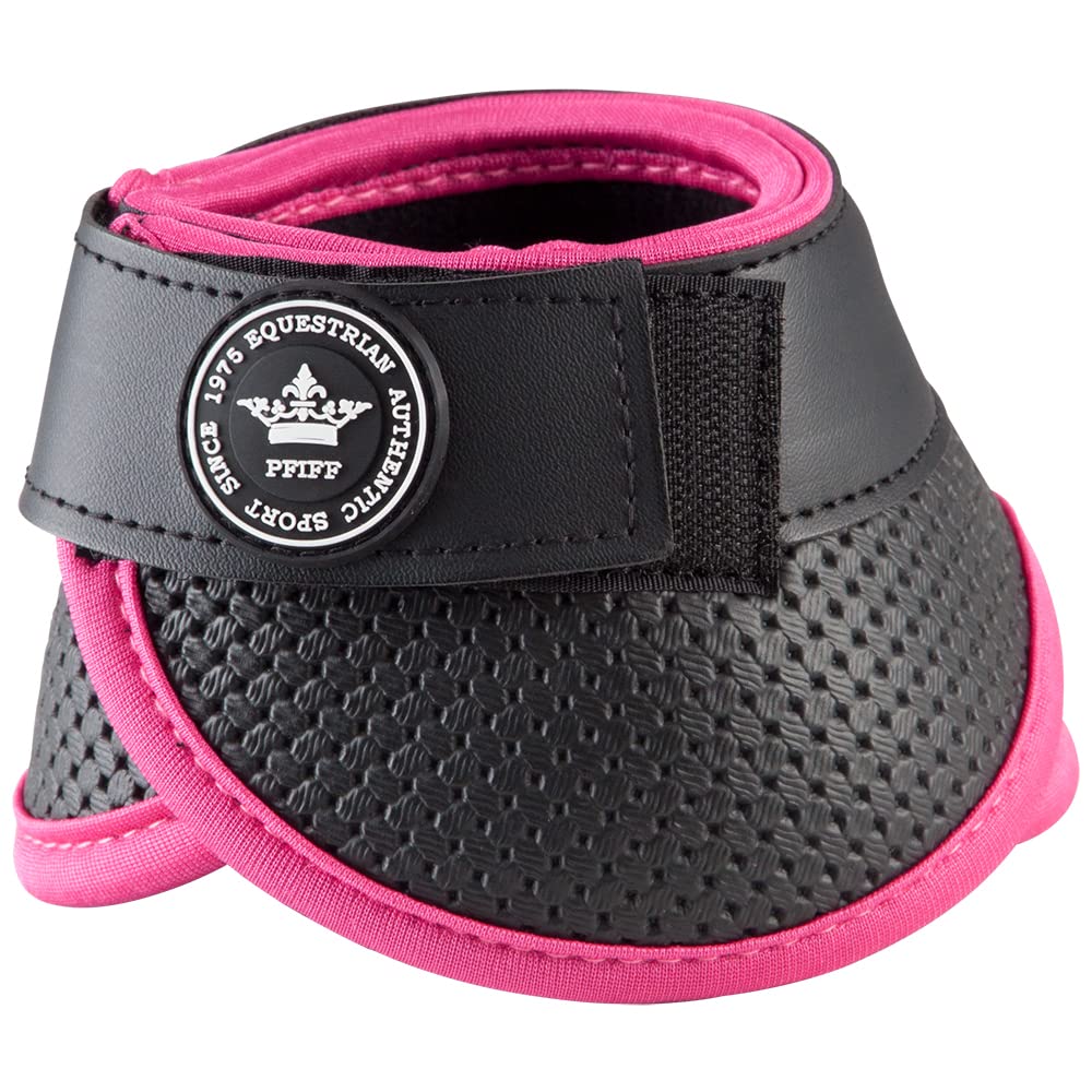 PFIFF 102042 Rubi - Campanas de Salto con Cierre de Velcro, Color Negro