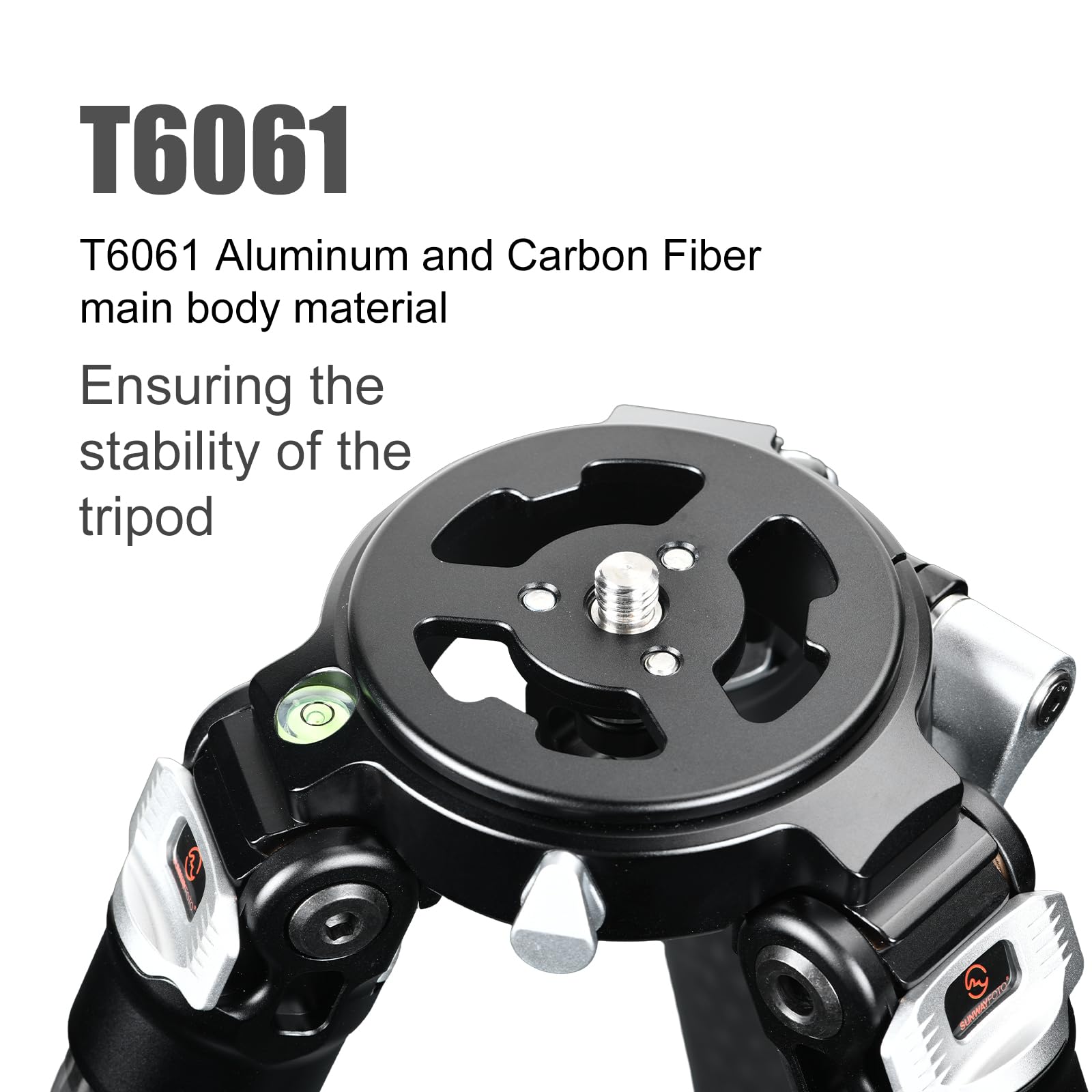 SUNWAYFOTO XB-44 Treppiede Testa A Sfera Compatibile Arca Basso COG