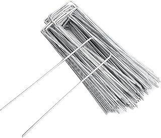 Estacas de jardim, Estacas de segurança Estacas/espigões/alfinetes/estacas Fixador de gramado Alfinetes de grama Grampos de paisagem para paisagismo para gramado