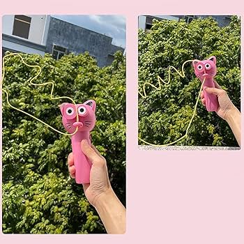 ロープランチャー ロープ発射機 ロー 子供 面白い猫 おもちゃ ピンク Amazon.co.jp: ロープランチャー ロープ発射機 ロープランチャー