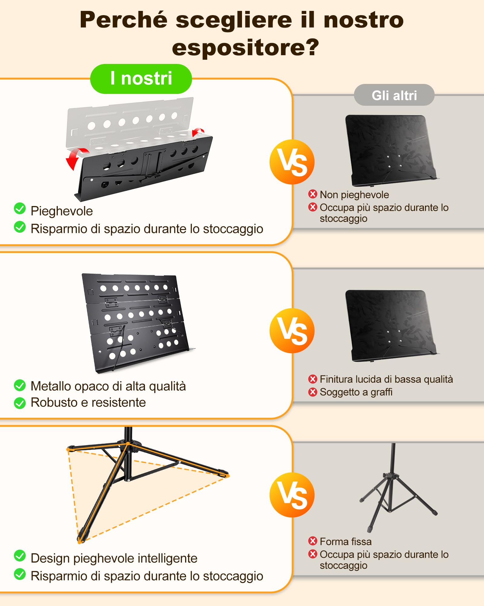 New Bee Leggio Musicale Pieghevol 2 in 1 Altezza Regolabile | Leggio Musicale da Terra con Borsa di Trasporto Portatile Spartiti per Esibizioni di Banda Orchestra e Esercizi a Casa, Nero