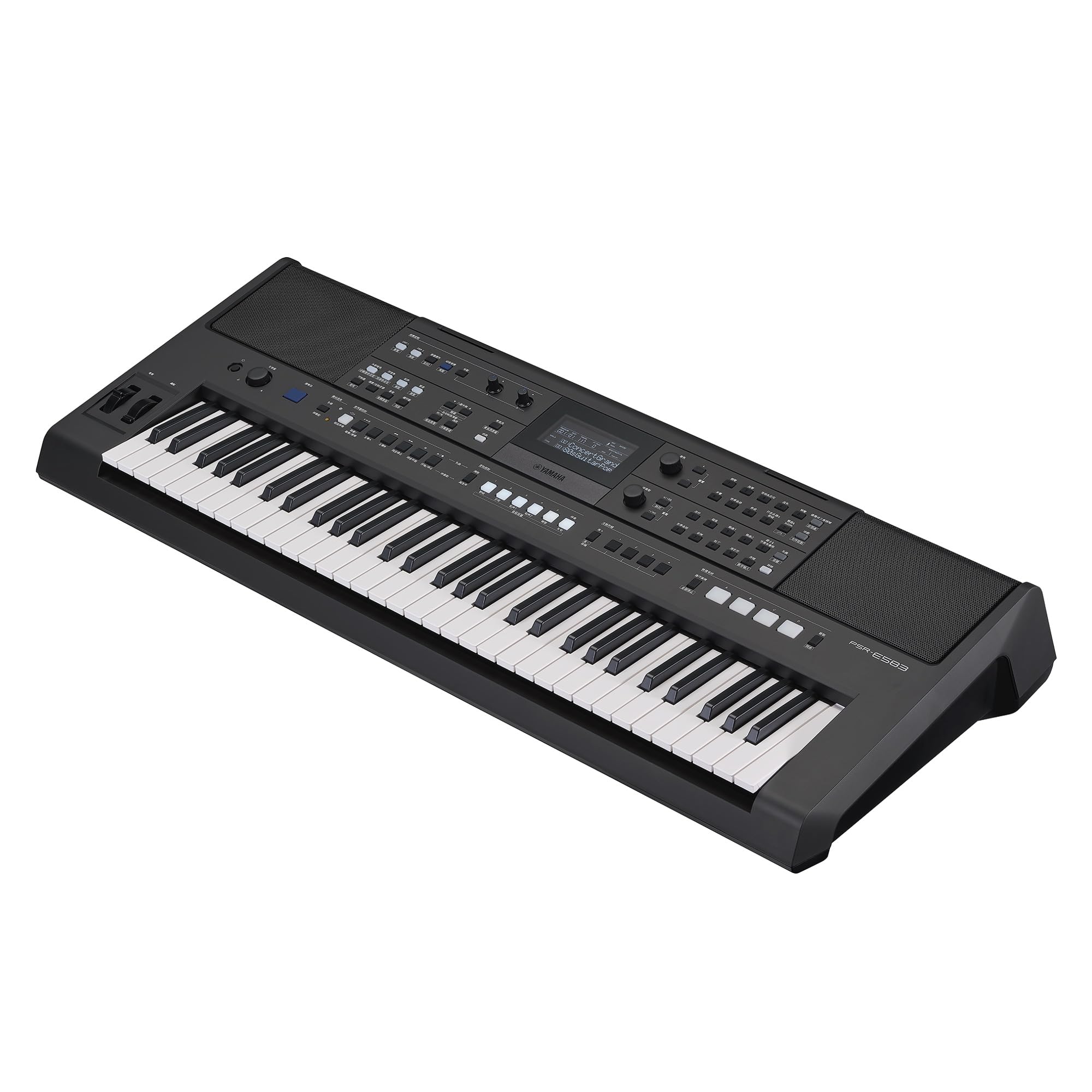 Yamaha PSR-E583 61-Key Portable Keyboard with Touch Response, Advanced Built-in Voices & Styles, USB Connectivity, Performance Controls, Lightweight Design for Professional Use & Studio Practice