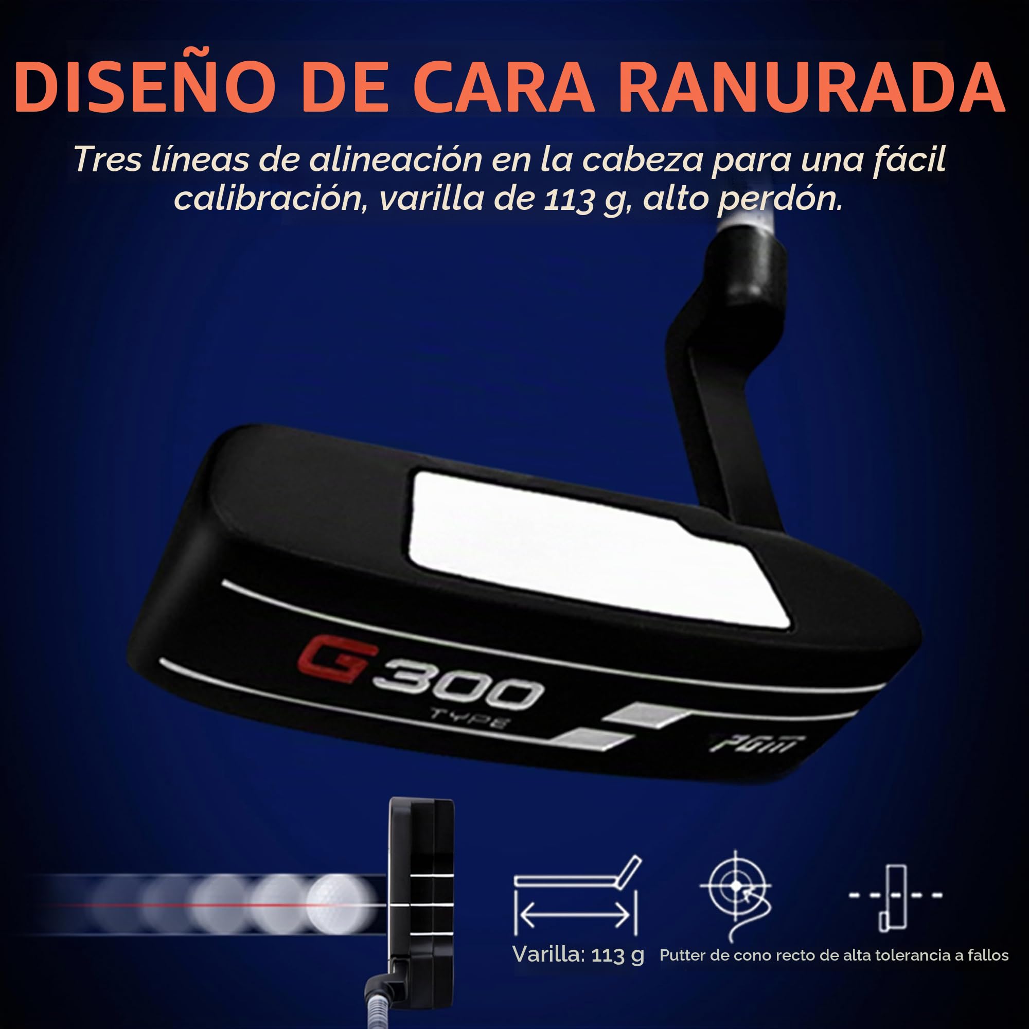 PGM Juego de palos de golf 18 piezas para hombre - Titanio Driver #1, híbrido, hierros, putter, bolsa con 5 fundas
