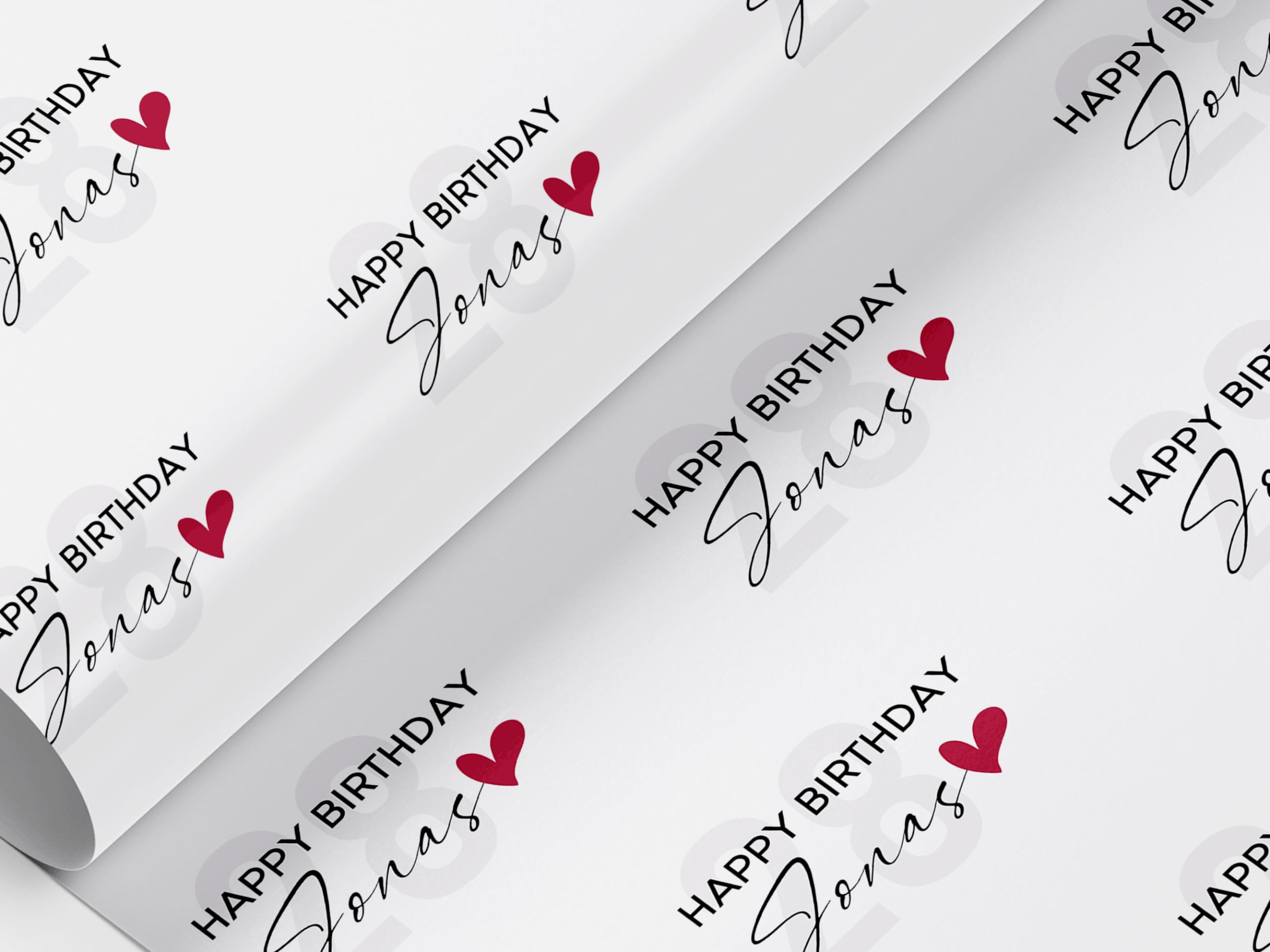 Personalised Wrapping Paper – Custom Birthday Wrap Rolls or Sheets for 16th, 18th, 21st, 30th, 40th, 50th. Funny, Cool Designs for Women, Men, Girls & Boys. Happy Birthday Paper for All Ages.