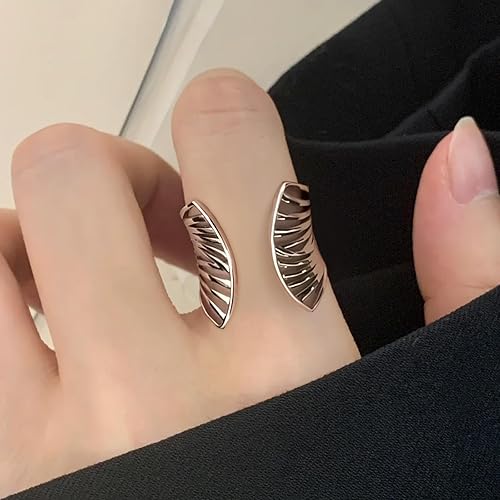 Miniatura 86 de 925 Sterling Silver Ring Minimalist Adjustable Rings Band Handmade Rings for Women Girls