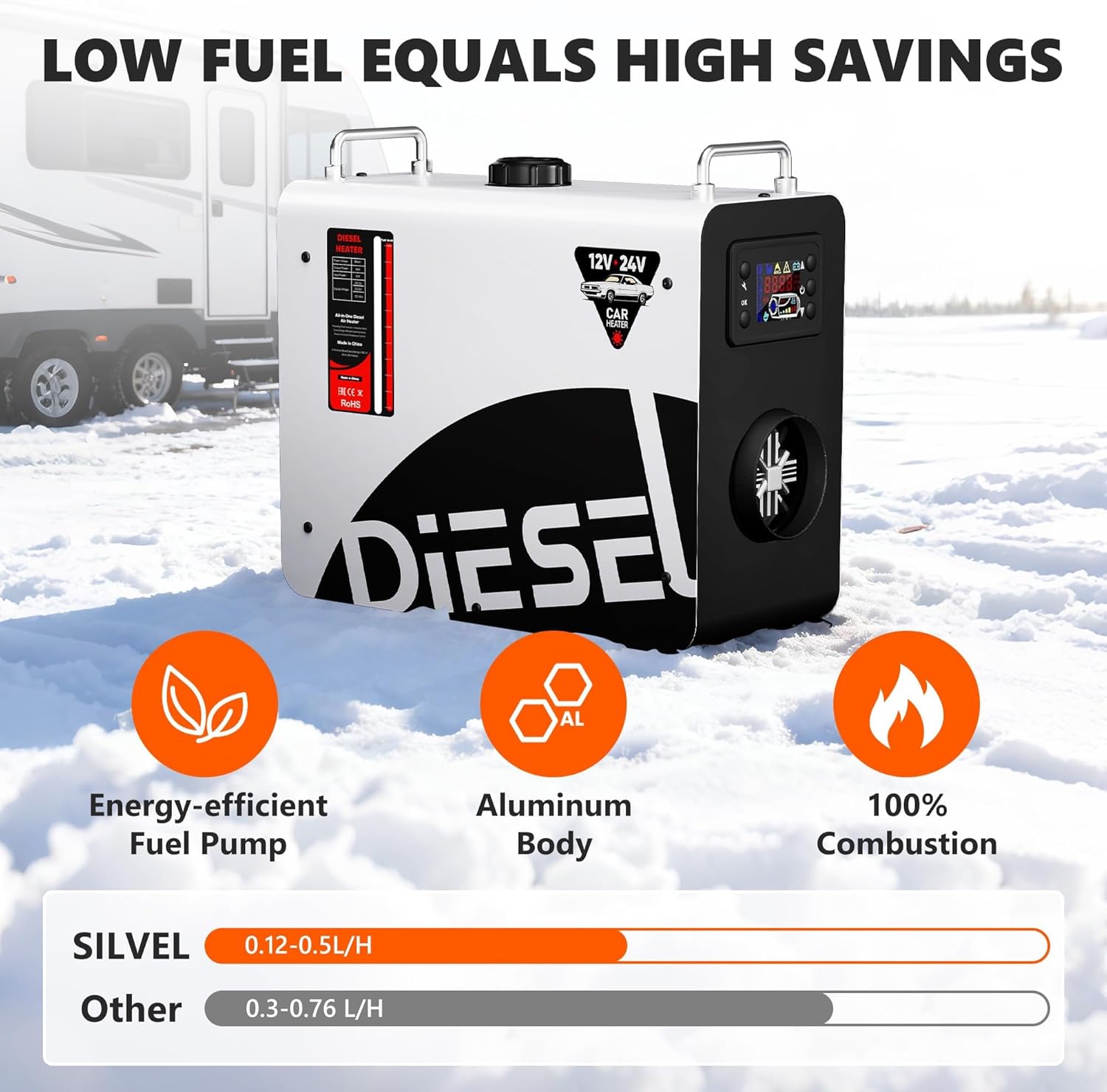 SILVEL Diesel Heater Quiet Operation