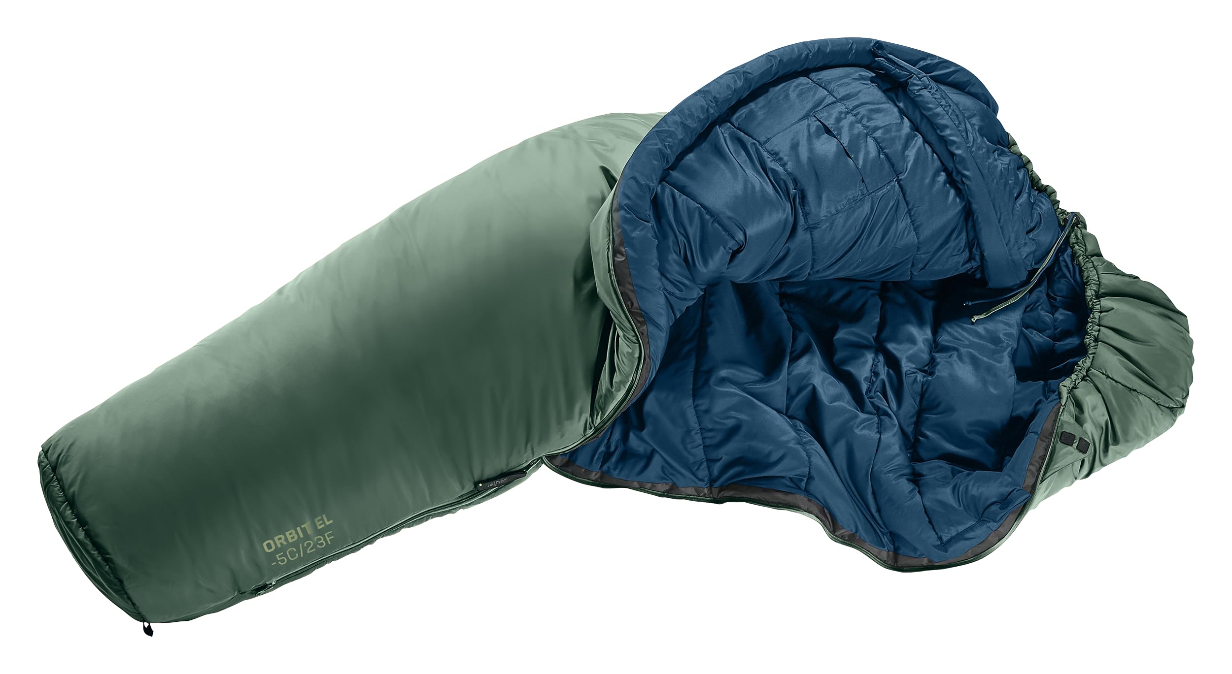 deuter Orbit EL -5C/23F Saco de Dormir de Fibra sintética Extra Largo