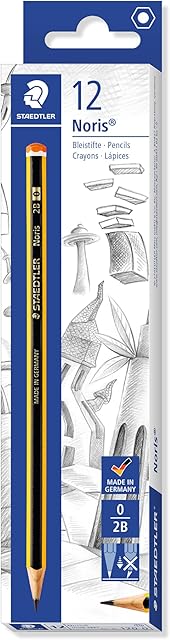 Staedtler 120-0 Noris Pencils 2B, Black (Box of 12)