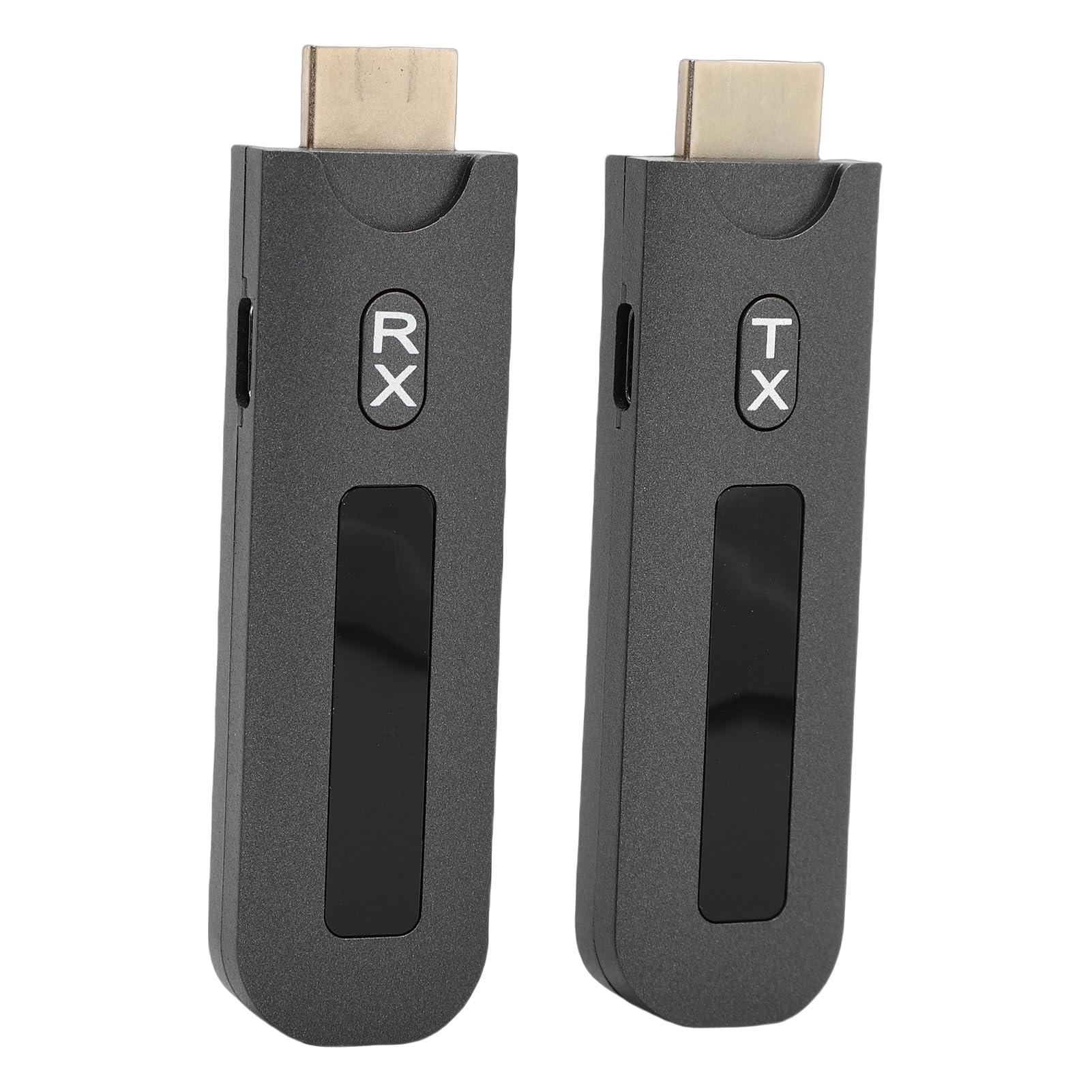 RiToEasysports Bezprzewodowy Nadajnik i Odbiornik HD, Zestaw Przedłużacza Dublowania Ekranu 4K 1080P o Zerowym Opóźnieniu z Zasięgiem 5 GHz WiFi 50 M, do Komputera PC Laptop Projektor Telewizyjny