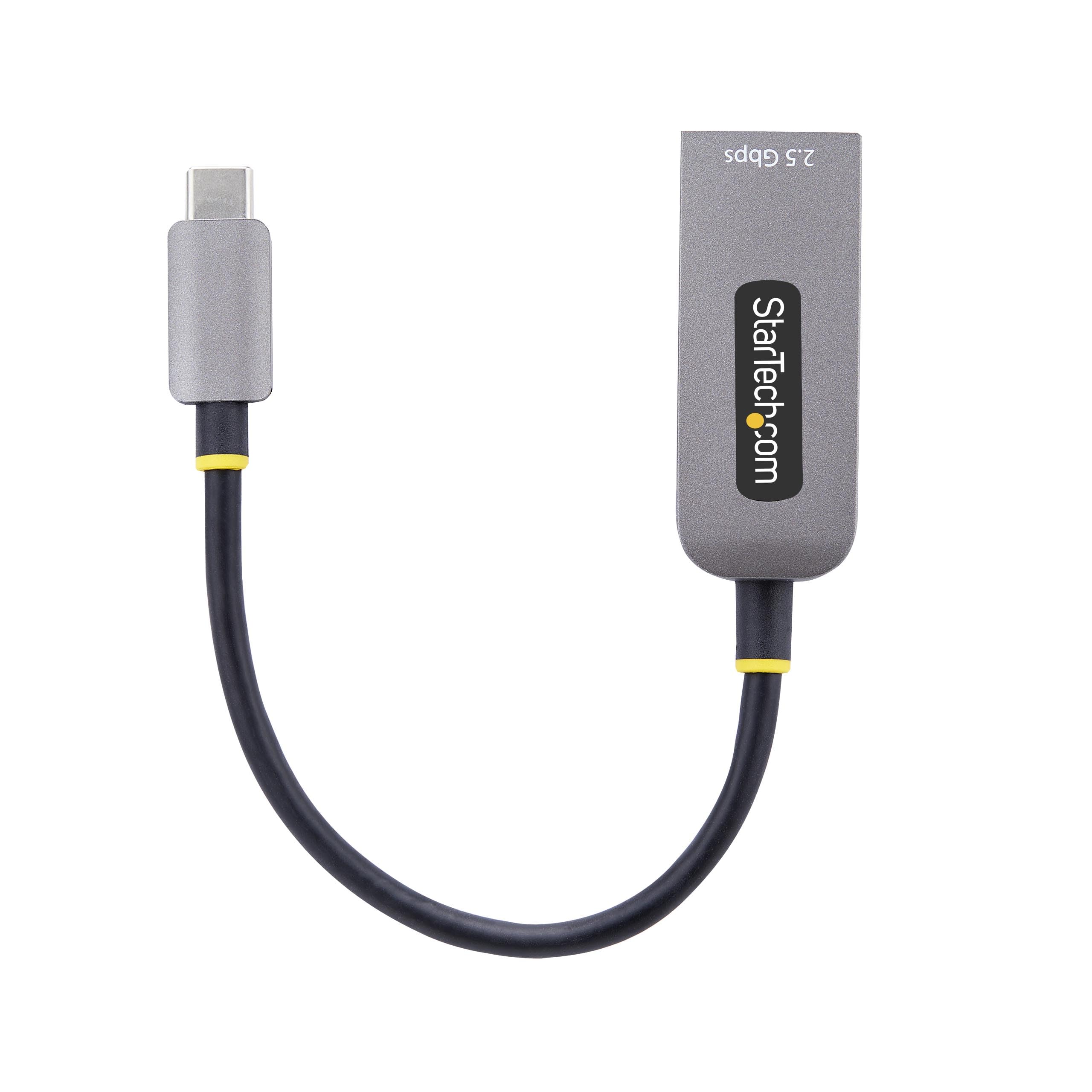 StarTech.com Adattatore Ethernet USB C, Convertitore di Rete/NIC NBASE-T 2.5/1GbE da USB Type-C 3.0 a RJ45; Compatibile TB