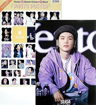 BTS SUGA ユンギ 公式 グッズ ポスター 9枚 セット BTS JAPAN OFFICIAL MOBILE