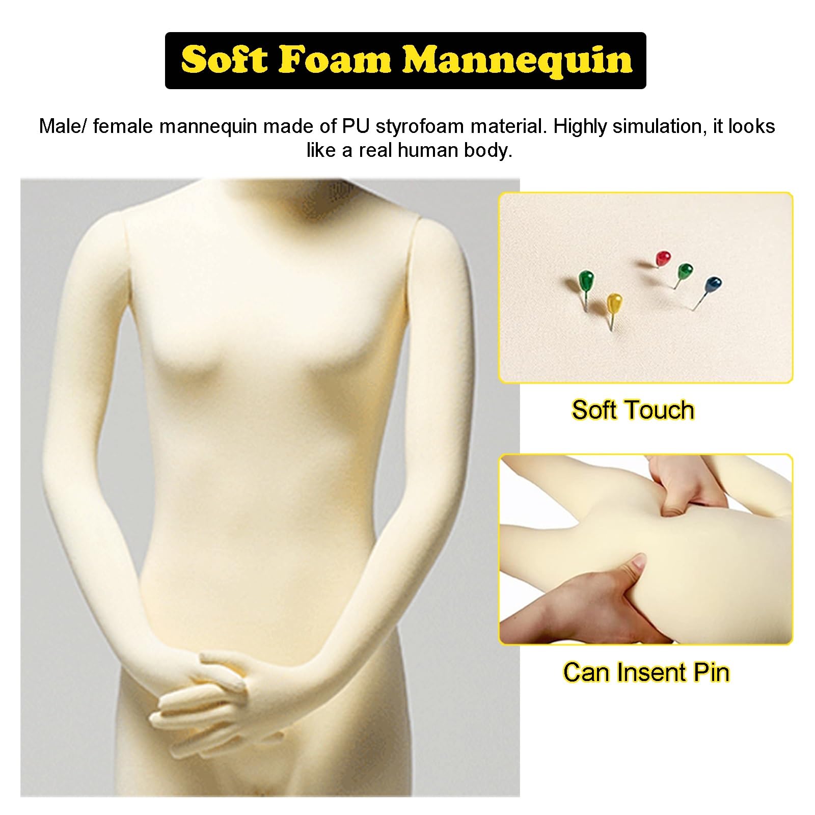 Amazon.co.jp: キッドマネキン 大人用マネキン トルソー ヘッド