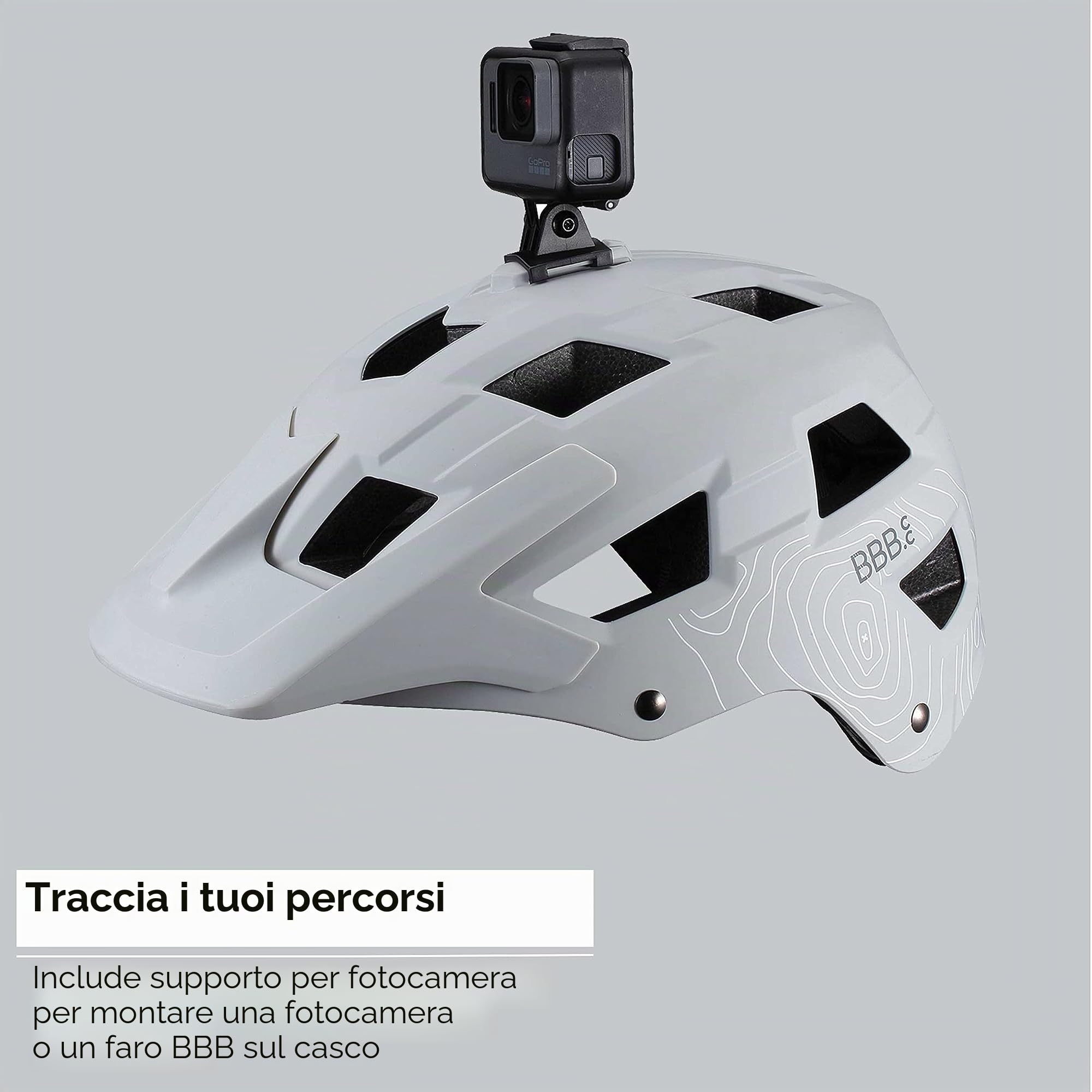 BBB Cycling Casco Da Bici Uomo e Donna Visore Rimovibile e Reti Anti Insetto Ciclismo e MTB Condor BHE-35