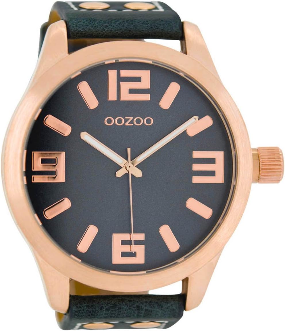 Oozoo C1107 – Watch for Men, Leather Strap