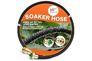 Soaker Hose 25 FT for Garden: The Oasis for Your Parched Lawn and Garden