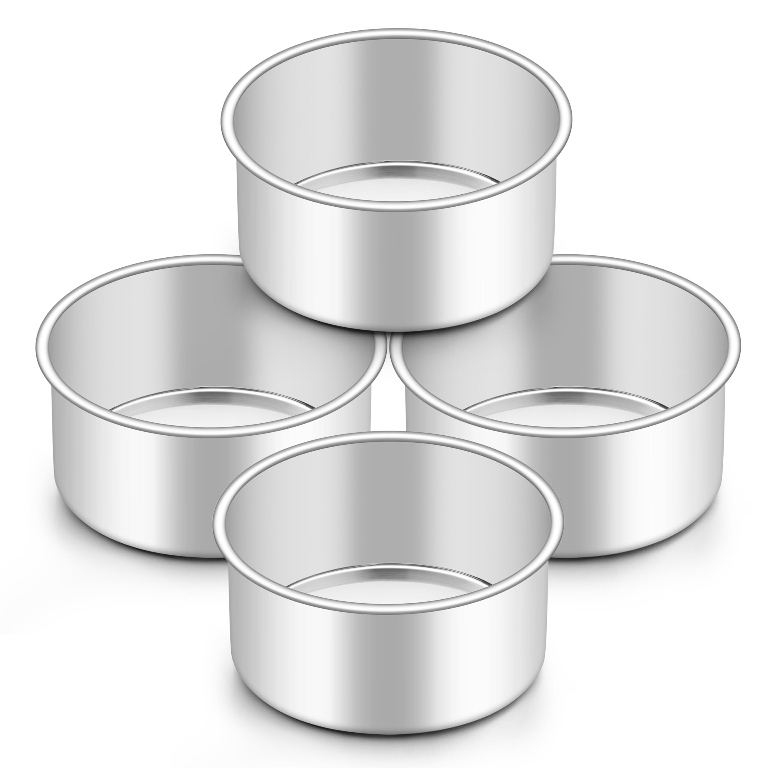 Onader 4 Inch Mini Cake Pan Set of 4