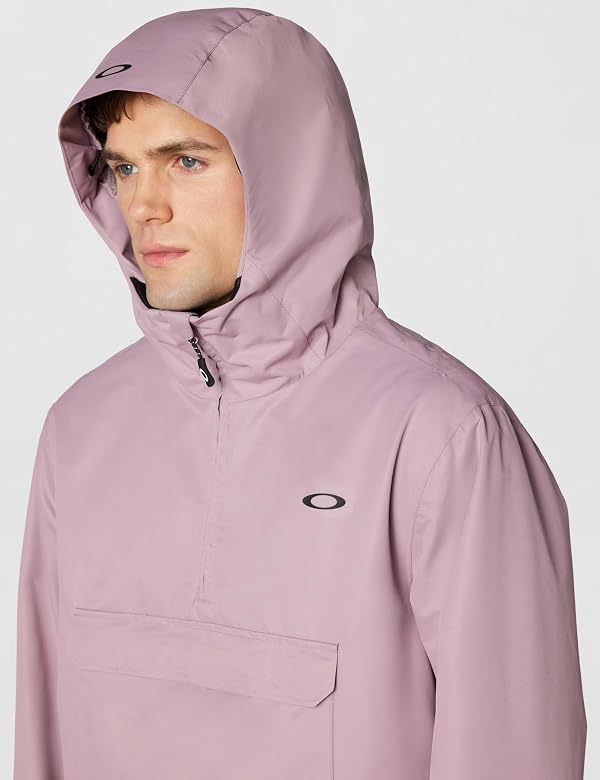 Oakley Mens Divisional Recycled Shell Anorak Jacket, Toadstool, Small by Oakley - Image 4