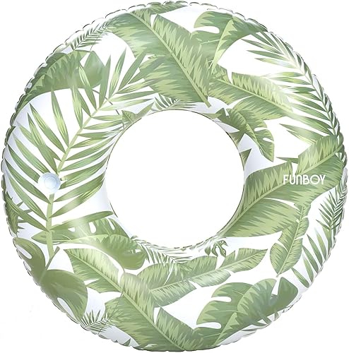FUNBOY - Flotador tubular inflable tamaño gigante con diseño de jungla tropical para fiestas de verano en la piscina y entretenimiento