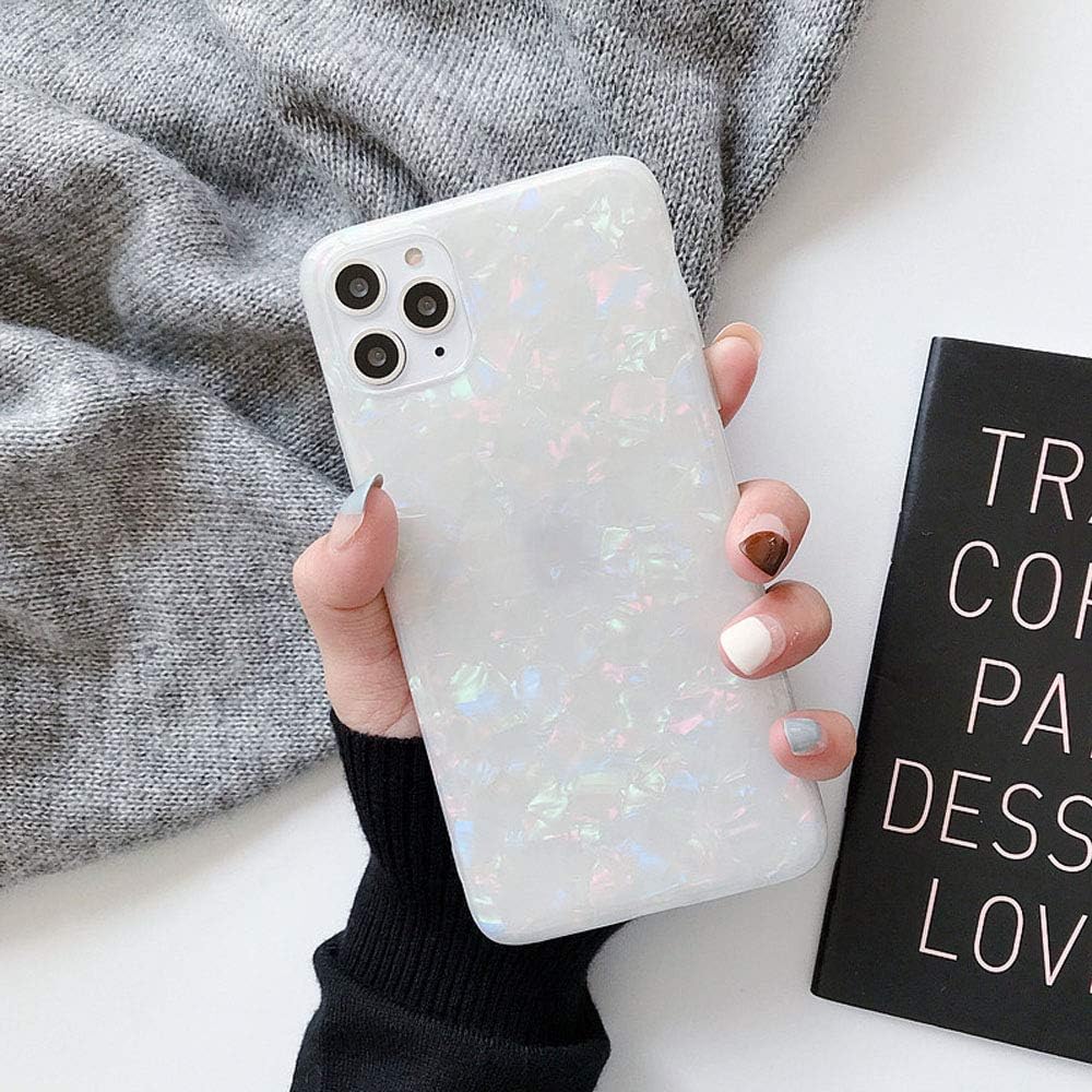 Qokey Compatible with iPhone 11 Pro Max Case Cute Slim Fit Sparkle Crystal Soft Bumper Lightweight TPU Silicone Anti-Scratch Phone Cover for iPhone 11 Pro Max 6.5 inch for Girls Women Colorful