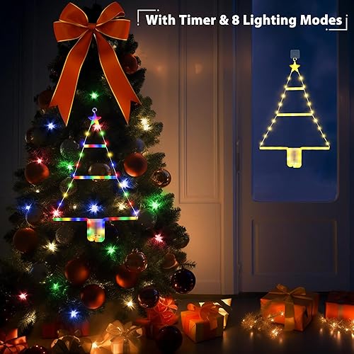 Miniatura 3 de Luces decorativas de Navidad, luces LED de escalera de Navidad de 1.6 pies, 8 modos y temporizador, luces de Navidad, luces LED de Navidad para