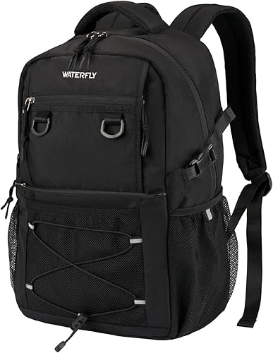 WATERFLY Mochila informal de viaje, senderismo, 22L, ligera, para uso diario, al aire libre, ciudad, universidad, para mujeres y hombres
