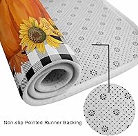 Vista 8 de Tapete de baño con texto en inglés "It's Fall Y'all", antideslizante, suave, absorbente, tapete de baño para cocina, entrada/piso, 23.6 x 15.7