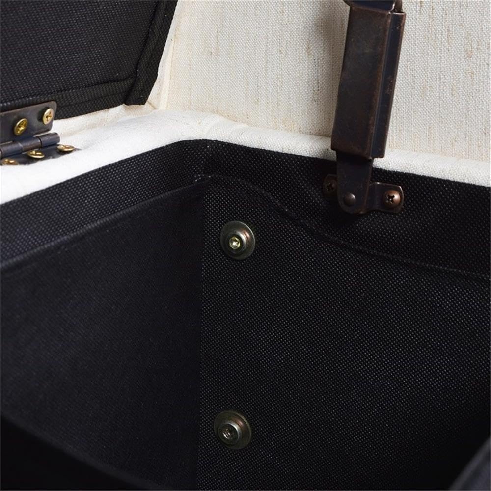 Pemberly Row Shoe Storage Divider Insert, 46.5" W x 16" D x 7.5" H, Black Liner, 8 Compartments, Removable Organizer for Entryway or Bedroom Storage Benches
