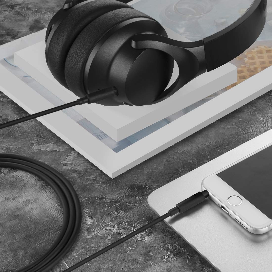 Geekria QuickFit Kabel audio kompatybilny z Anker Soundcore