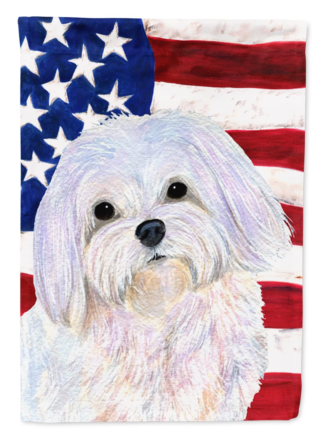 Drapeau USA et Malte grand format en toile une idee cadeau originale de maison