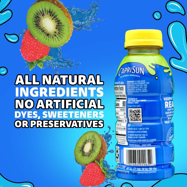 Amazon.com : Capri Sun Strawberry Kiwi Flavored Juice Drink Blend