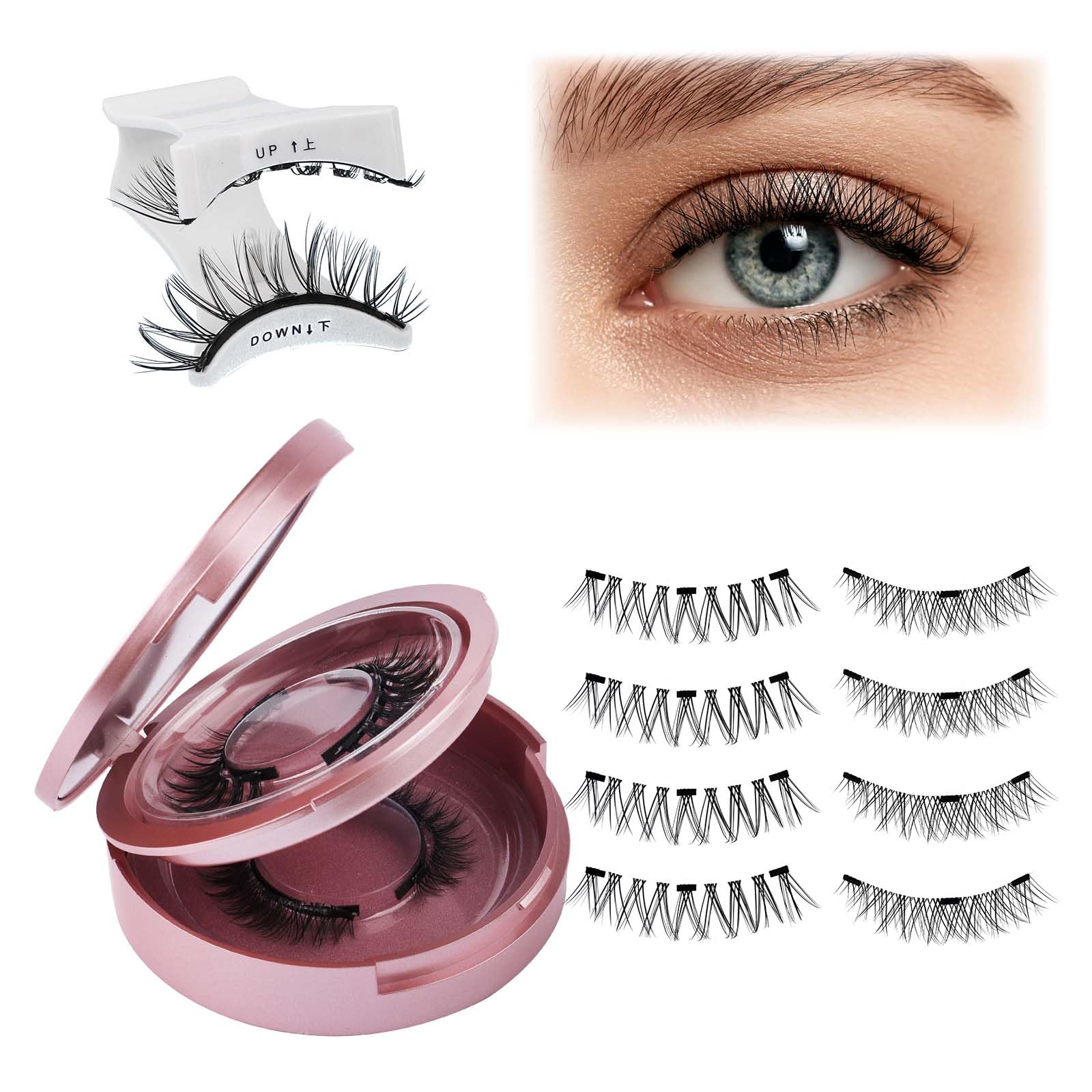 Volumen Ruso 5D 0.07mm D Curl 8-14mm Longitud Mixta Prefabricados Extensiones de Pestañas Volume Lashes Extension Ruso Pestañas — view 23