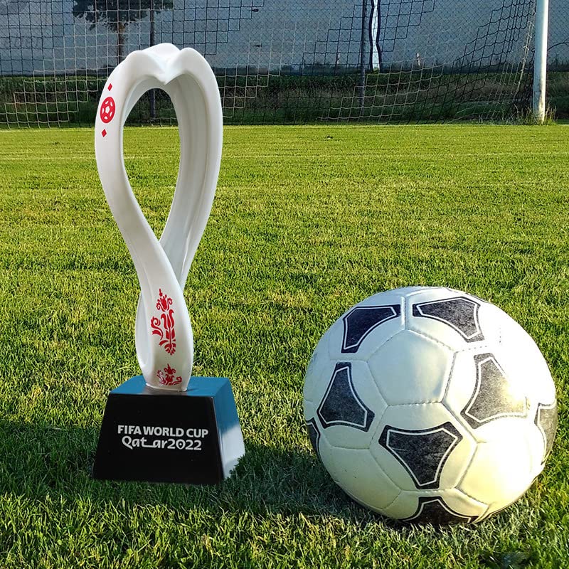 LNGODEHO Escultura de la mascota de Qatar de fútbol de la Copa Mundial 2022, 11...