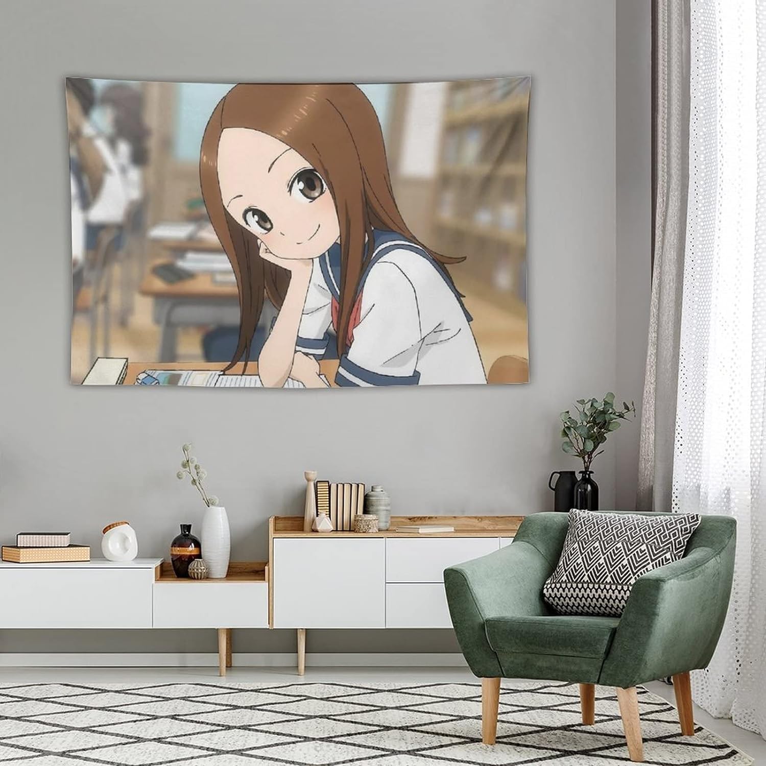 からかい上手の高木さん布タペストリー 【公式通販】