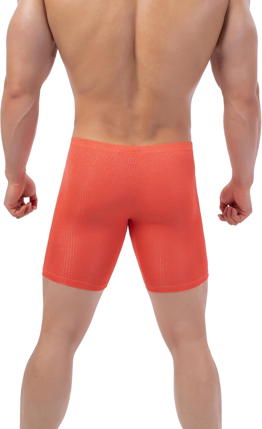 iKingsky Men's Breathable Long Leg Boxer Briefs Sexy Bulge Trunks No Ride Up Shorts Underwear Seamless Pouch Under Panties - Image 4