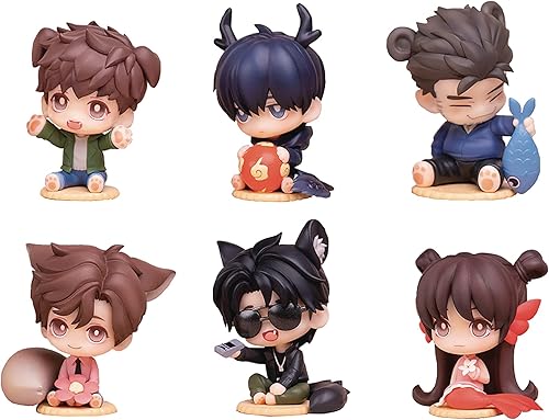 Myethos Raiders: Cute Animal Chibi Figuras Set Multicolor