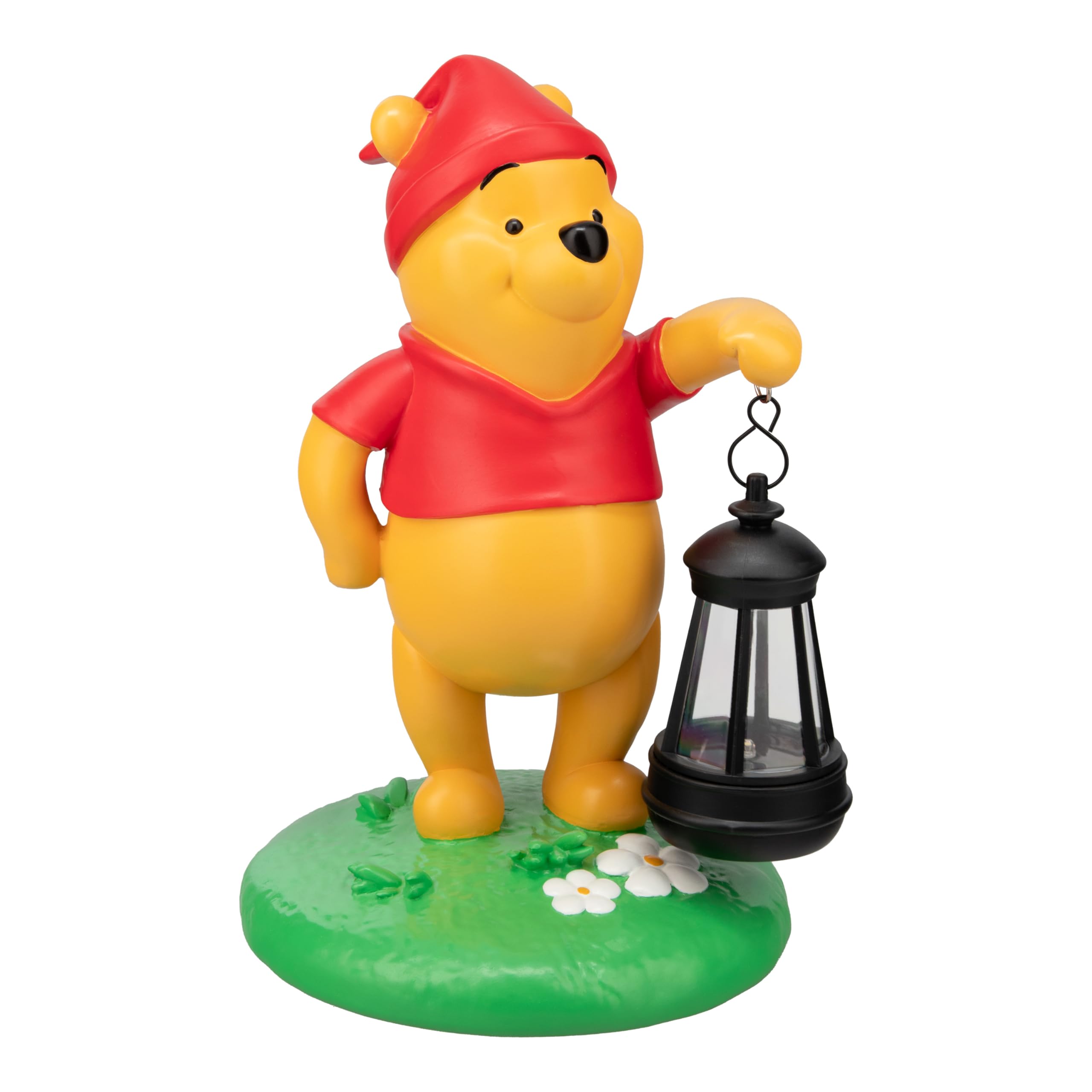 Paladone Winnie the Pooh Solar Gnome Light – Outdoor Garden Light with Dusk‑to‑Dawn Sensor – Rechargeable