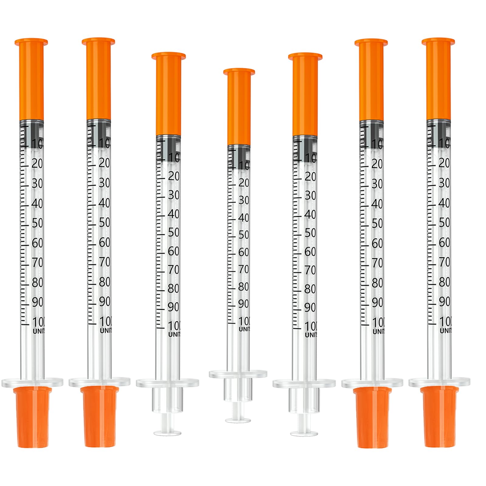 Photo 1 of 1ml 30G 1/2"(12.7mm) Syringes, Disposable Individual Package (100pcs)