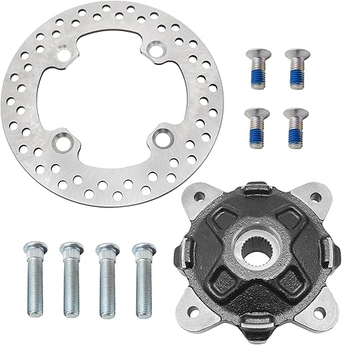 Kit de cubo de rueda delantera y rotor de freno para Polaris RZR-900 RZR-800-4 RZR-570 Ranger-800 Ranger-Diesel-900 ACE-570 ACE-900, OEM # 5137659