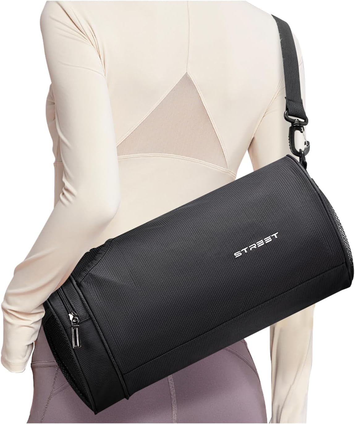 Sports Gym Bag for Men and Women Workout Bags Mens Gym Bag Black Small