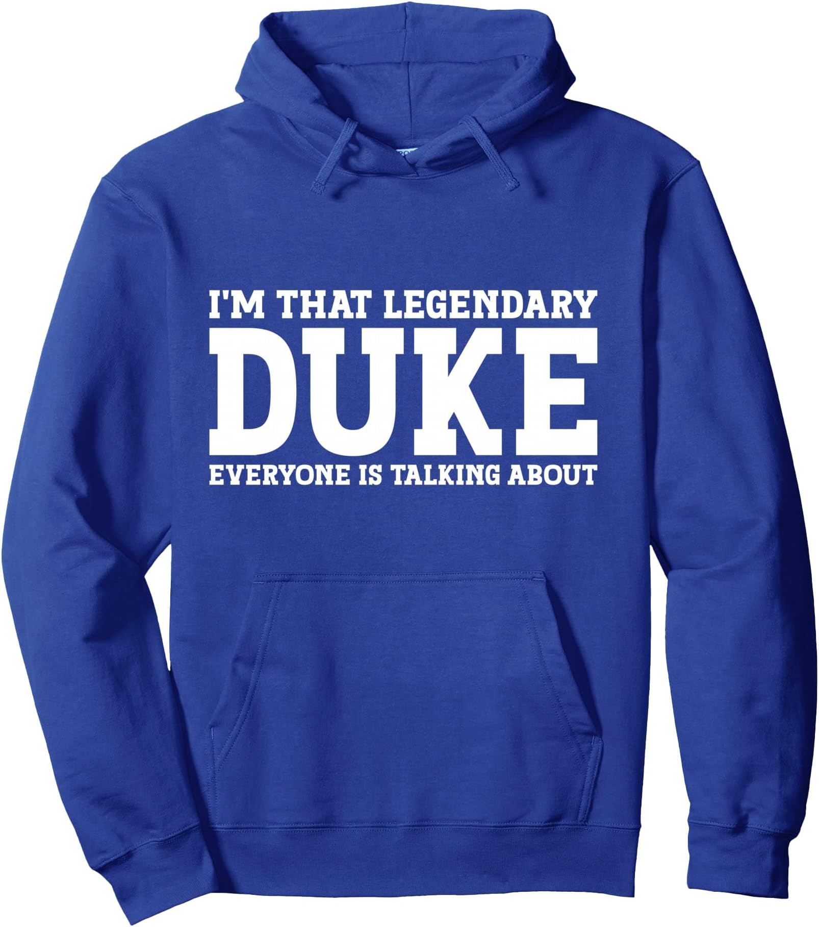Duke Personal Name Funny Duke Pullover Hoodie