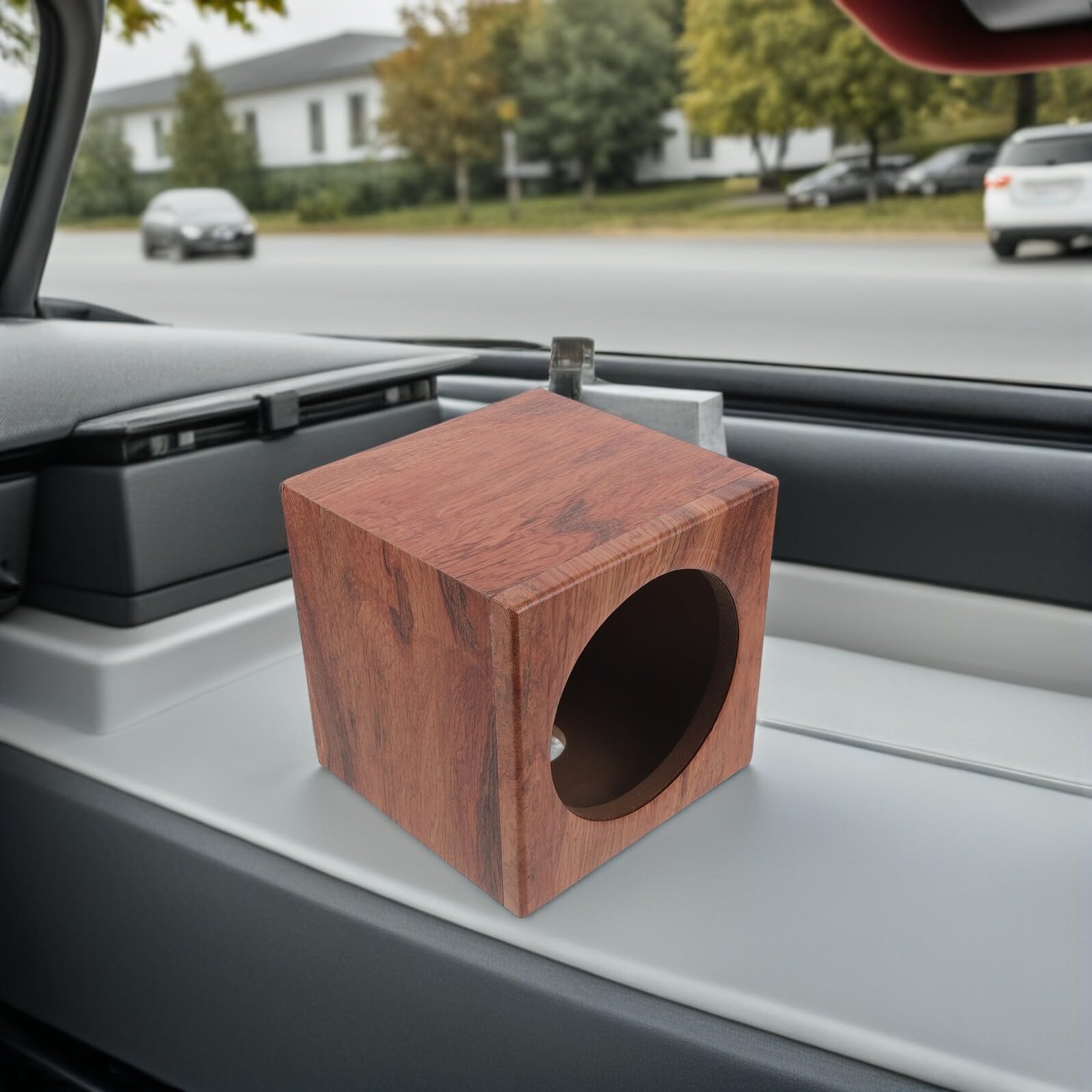 Caja de Subwoofer de Madera Sellada para Coche y Camión 6,5 Pulgadas, Caja de Altavoces de Audio para Vehículo Diseño Resistente, Uso en Sistemas de Sonido Automotriz y Equipo